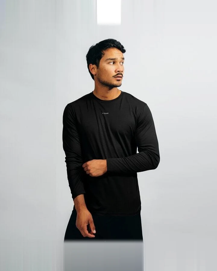 VIDAR Sport - Herren Sport Longsleeve aus TENCEL und SeaCell