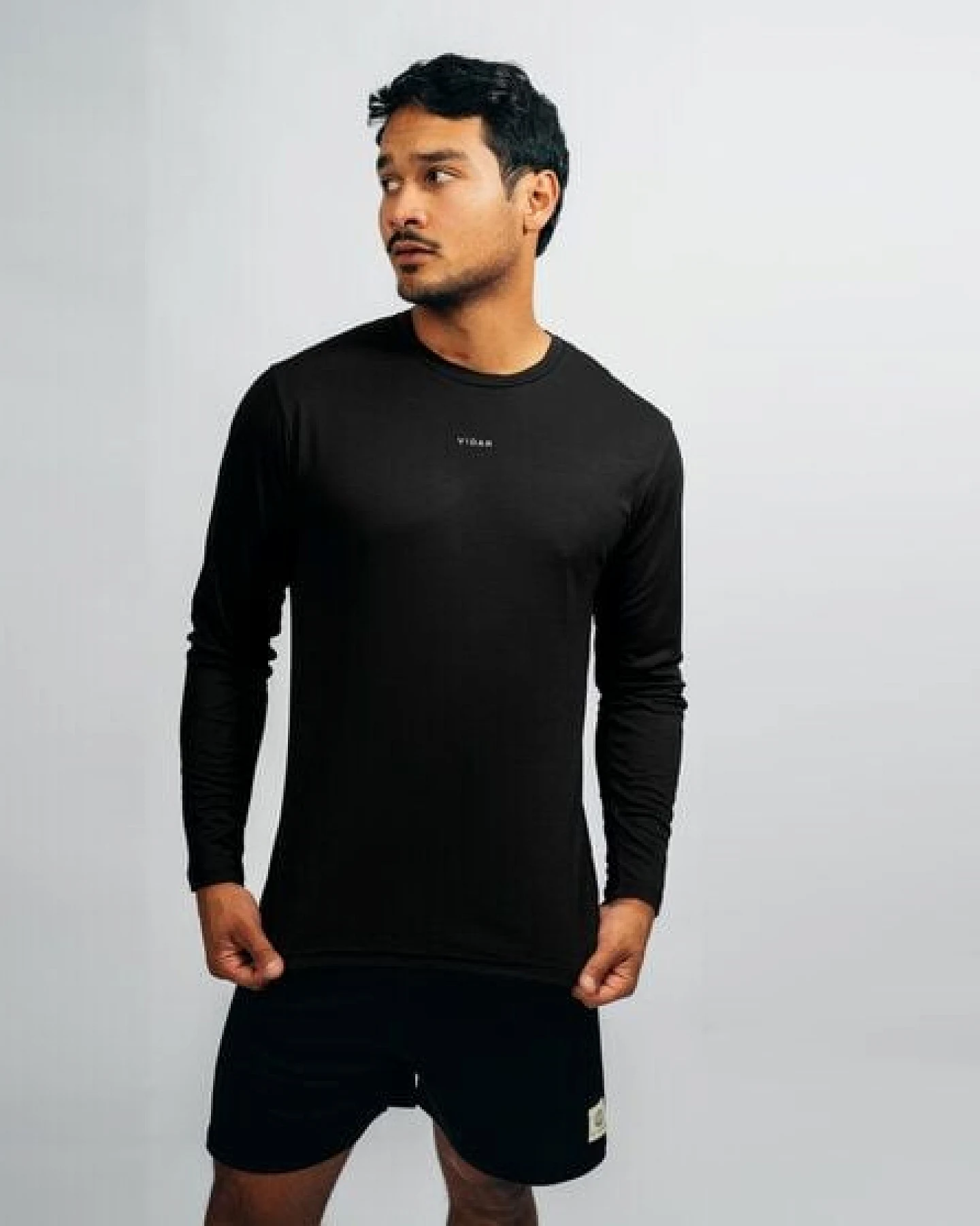 VIDAR Sport - Herren Sport Longsleeve aus TENCEL und SeaCell – Ansicht 2