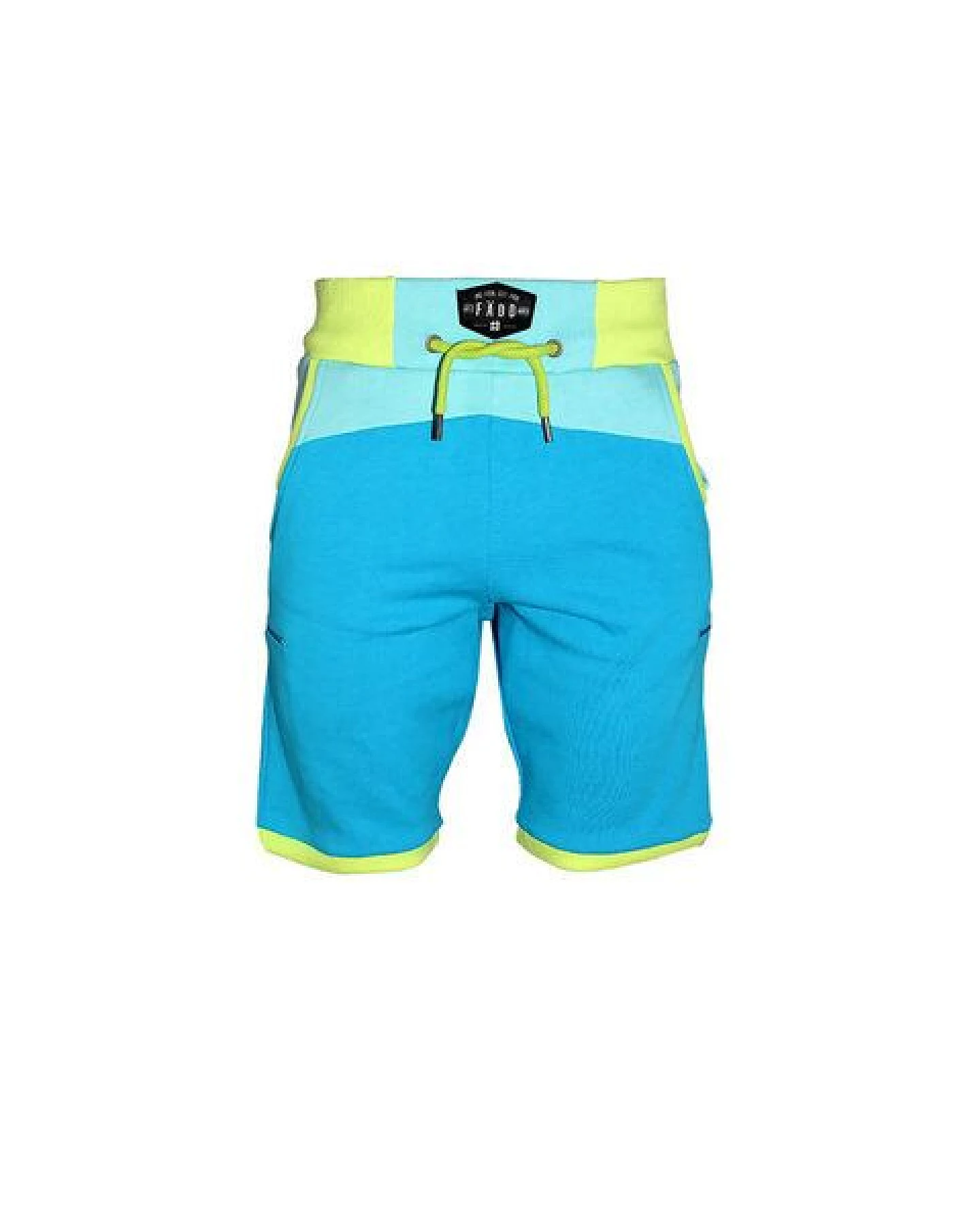 FÄDD Unisex kurze Jogginghose Jogger Bio-Baumwolle "Joggä Macker kurz" Blau – Ansicht 4