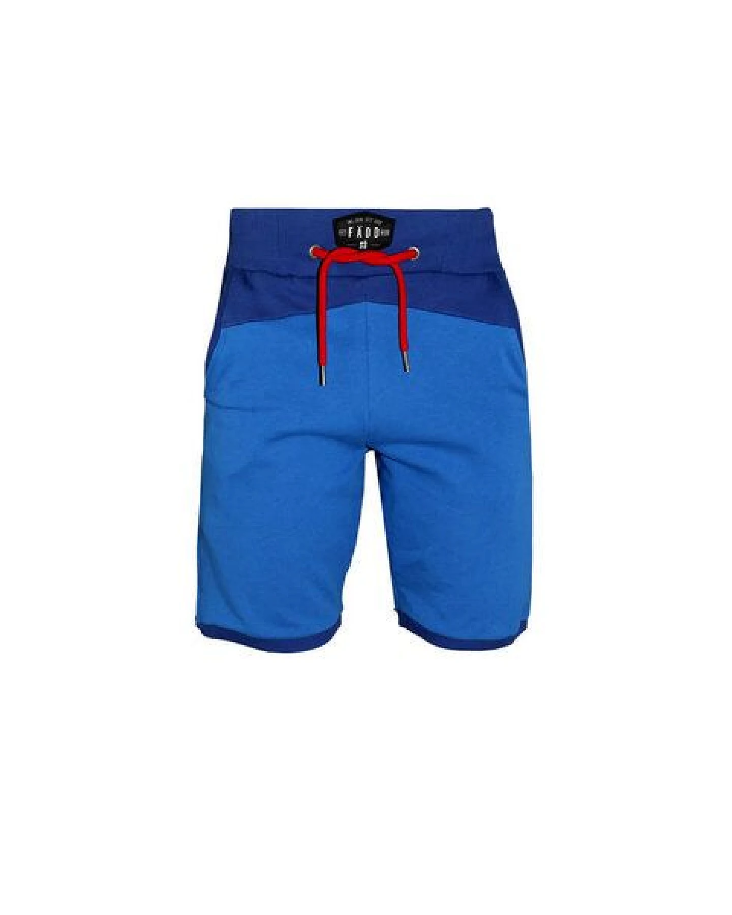 FÄDD Unisex kurze Jogginghose Jogger Bio-Baumwolle "Joggä Macker kurz" Blau – Ansicht 2