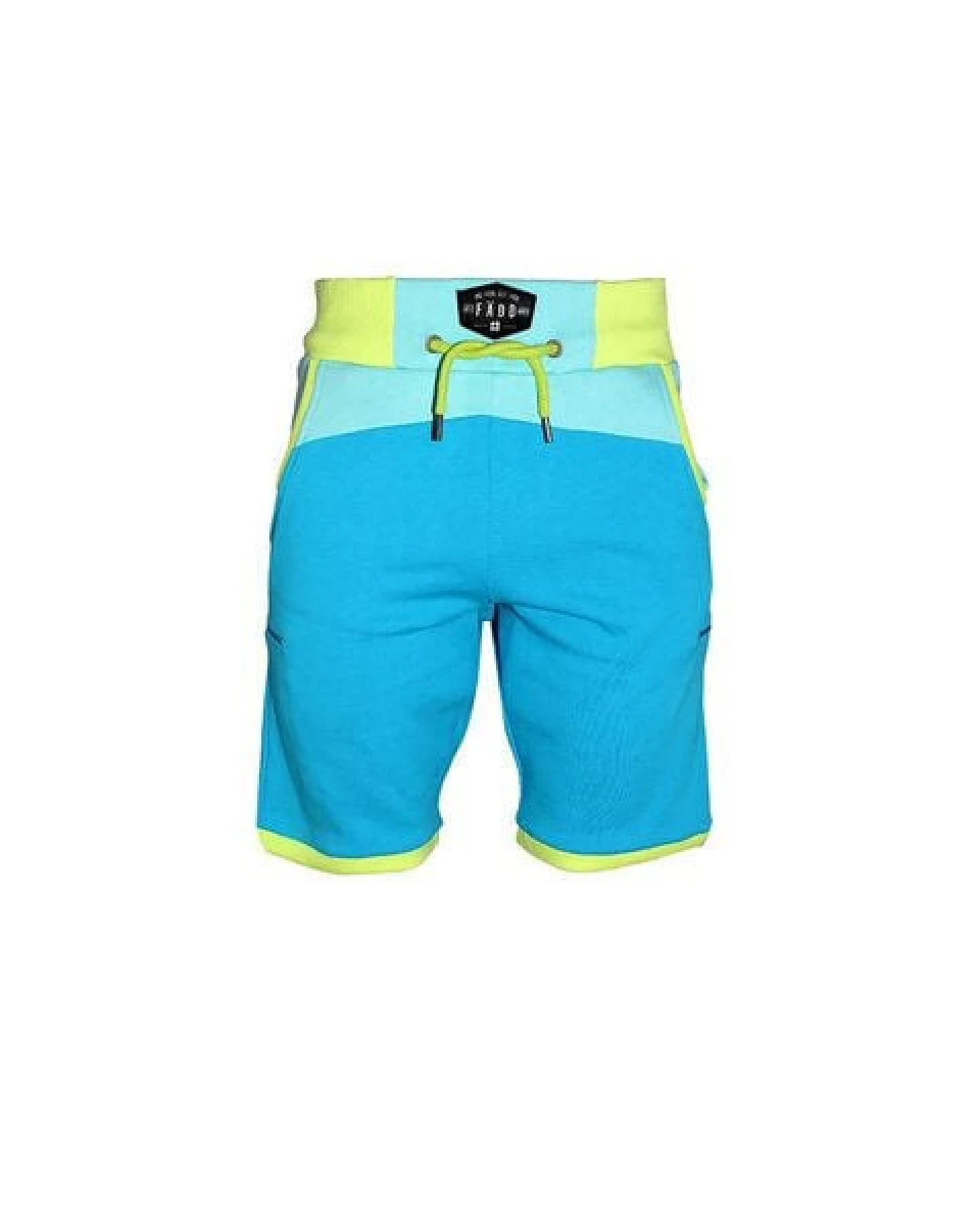 FÄDD Unisex kurze Jogginghose Jogger Bio-Baumwolle "Joggä Macker kurz" Blau – Ansicht 4
