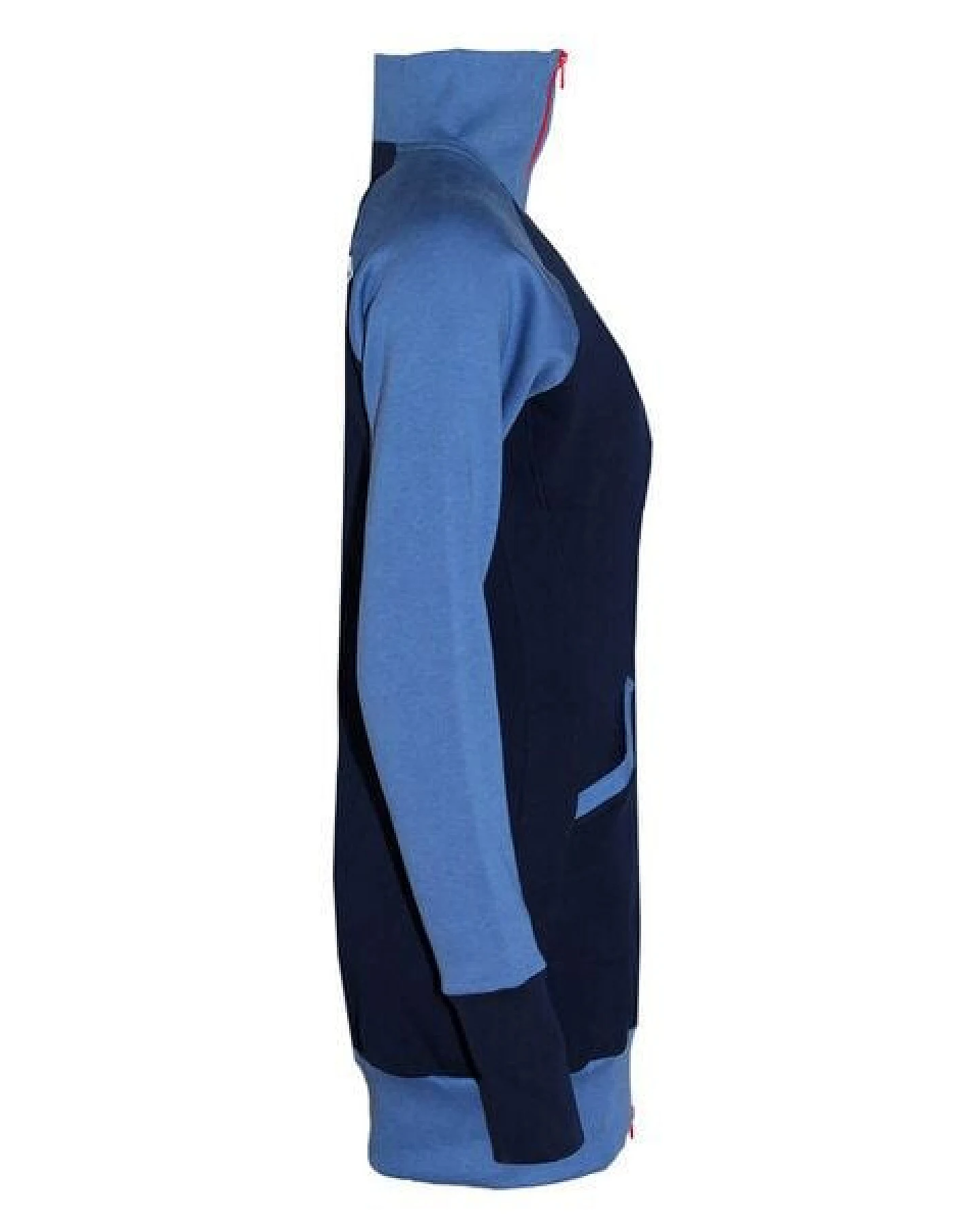 FÄDD Damen Sweatjacke Hoodie aus Bio-Baumwolle "Troijer CZL Heimat" Blau – Ansicht 3