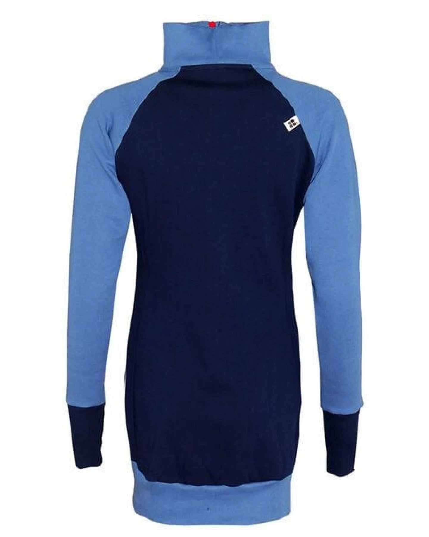 FÄDD Damen Sweatjacke Hoodie aus Bio-Baumwolle "Troijer CZL Heimat" Blau – Ansicht 4