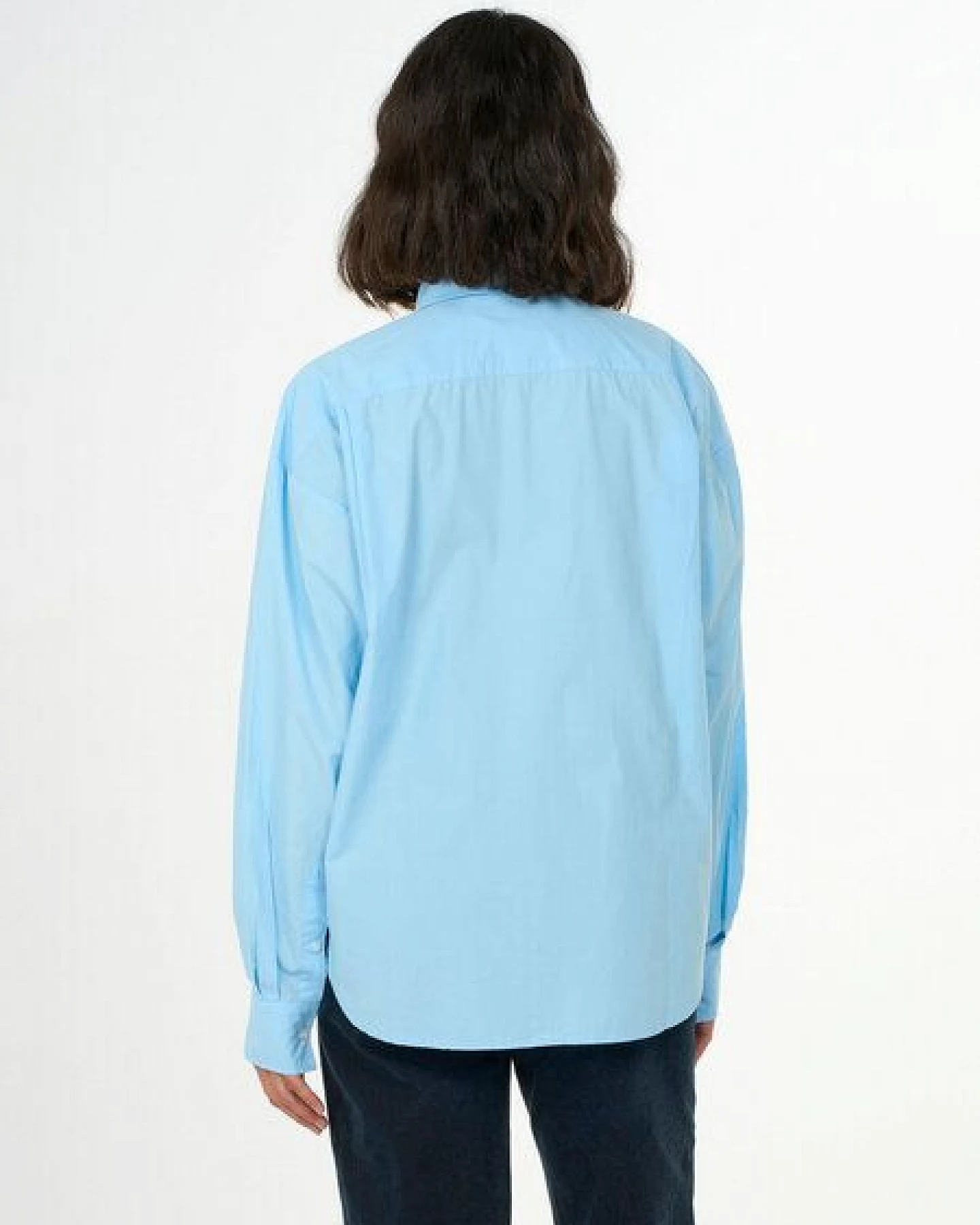 KnowledgeCotton Apparel Bluse - Boxy poplin shirt bright - aus Bio-Baumwolle – Ansicht 2