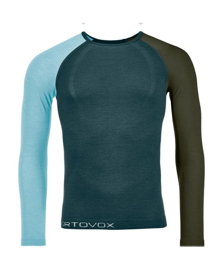 Ortovox - 120 Comp Light Long Sleeve - Merinounterwäsche Gr S blau