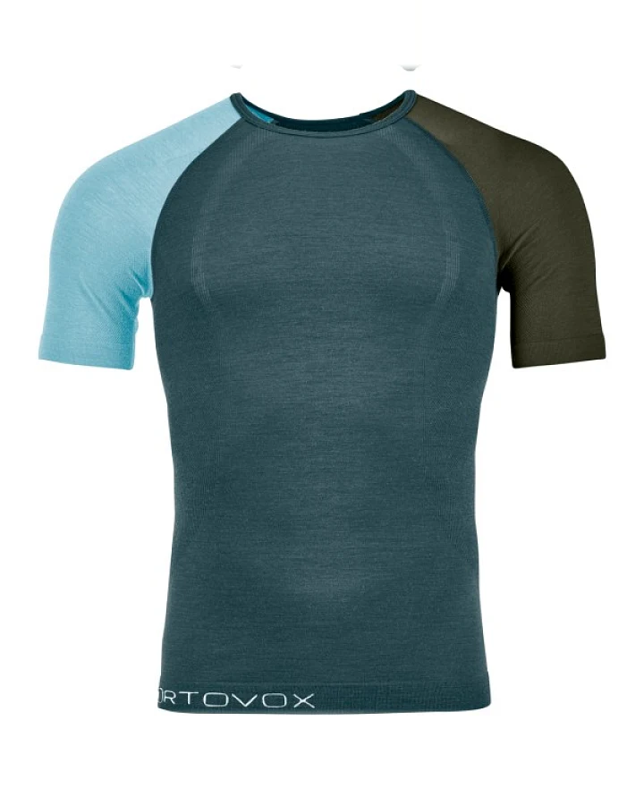 Ortovox - 120 Comp Light Short Sleeve - Merinounterwäsche Gr S blau