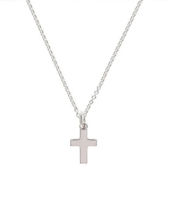 BELLYBIRD Jewellery Halskette - kleines Kreuz, Anhänger/ Silber/ Silber vergoldet