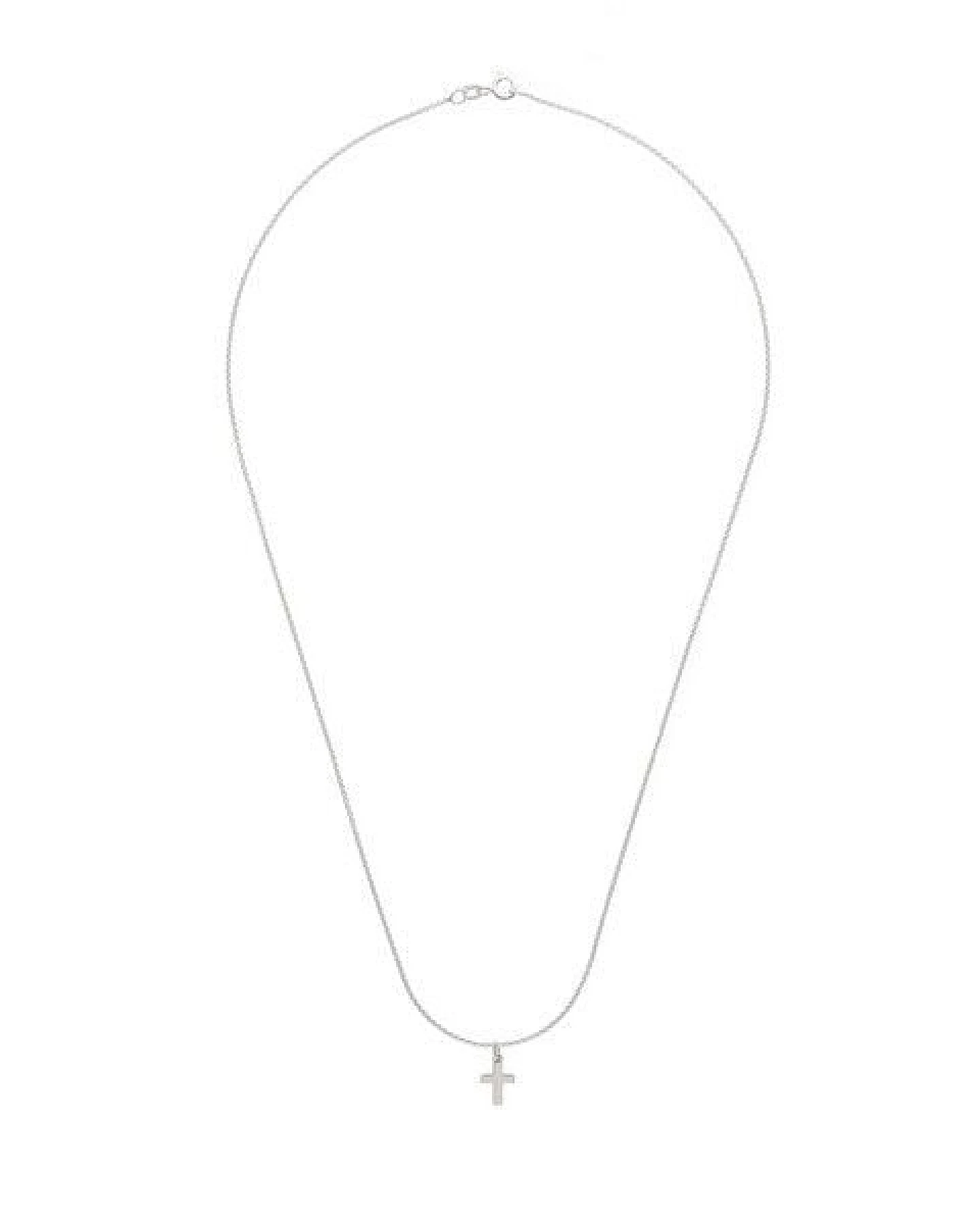 BELLYBIRD Jewellery Halskette - kleines Kreuz, Anhänger/ Silber/ Silber vergoldet – Ansicht 4