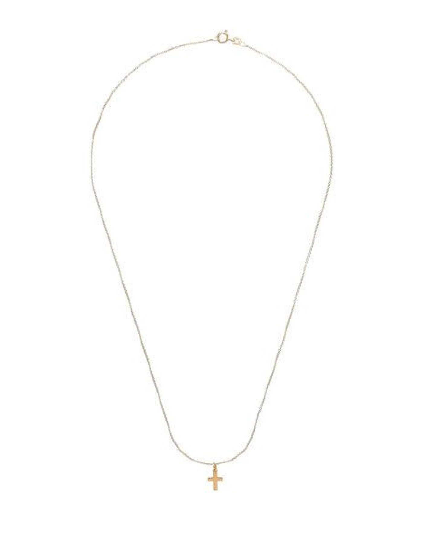 BELLYBIRD Jewellery Halskette - kleines Kreuz, Anhänger/ Silber/ Silber vergoldet – Ansicht 4