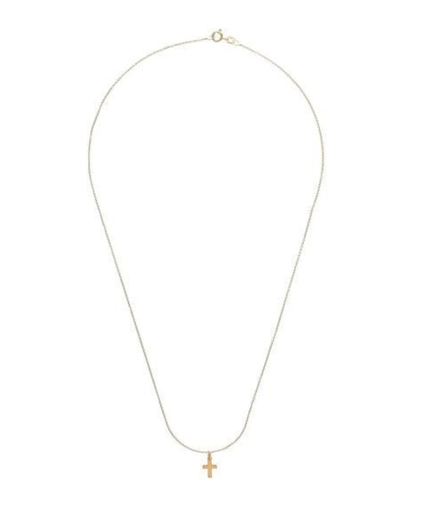 BELLYBIRD Jewellery Halskette - kleines Kreuz, Anhänger/ Silber/ Silber vergoldet – Ansicht 4