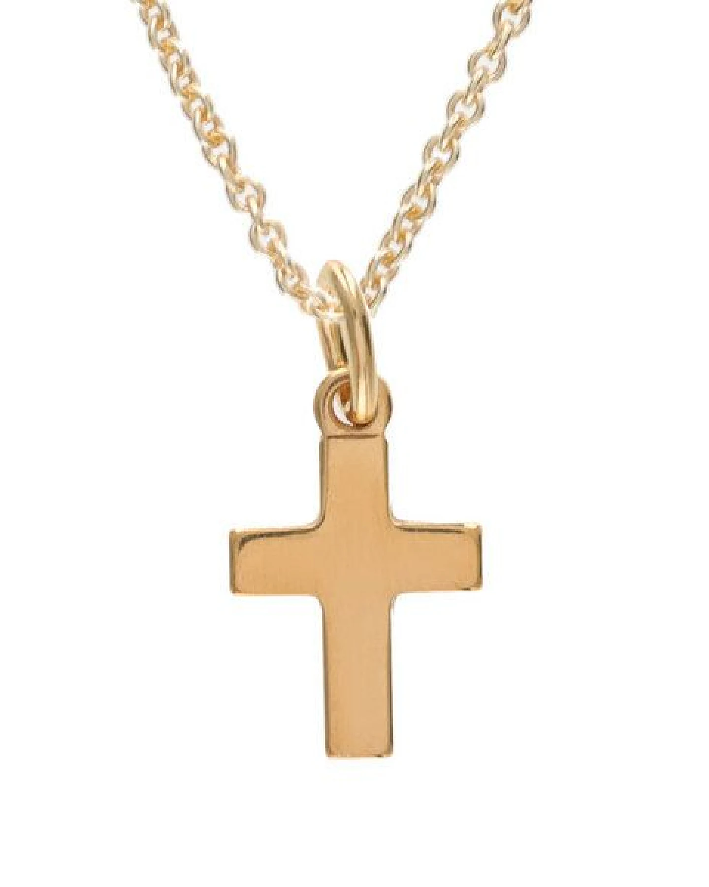 BELLYBIRD Jewellery Kinderkette - kleines Kreuz, Anhänger/ Silber/ Silber vergoldet – Ansicht 3