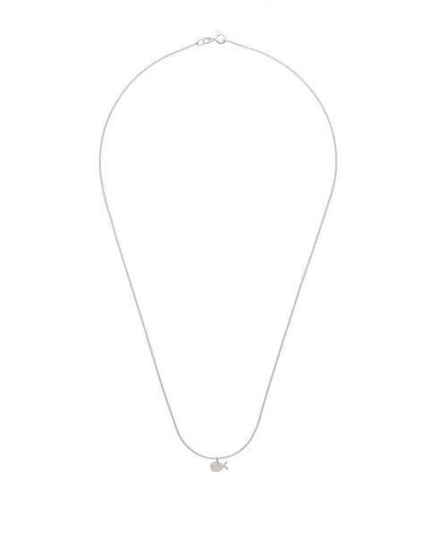 BELLYBIRD Jewellery Halskette - kleiner Fisch (Wal), Anhänger/ Silber/ Silber vergoldet – Ansicht 4