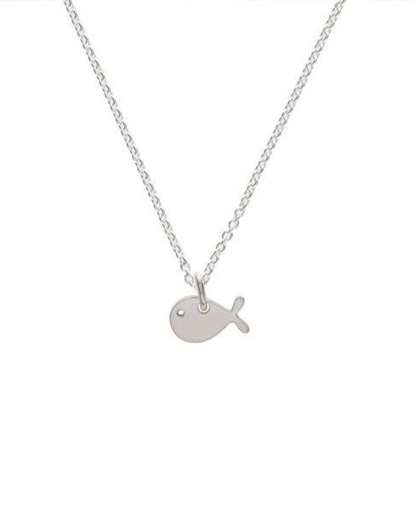 BELLYBIRD Jewellery Halskette - kleiner Fisch (Wal), Anhänger/ Silber/ Silber vergoldet – Ansicht 3