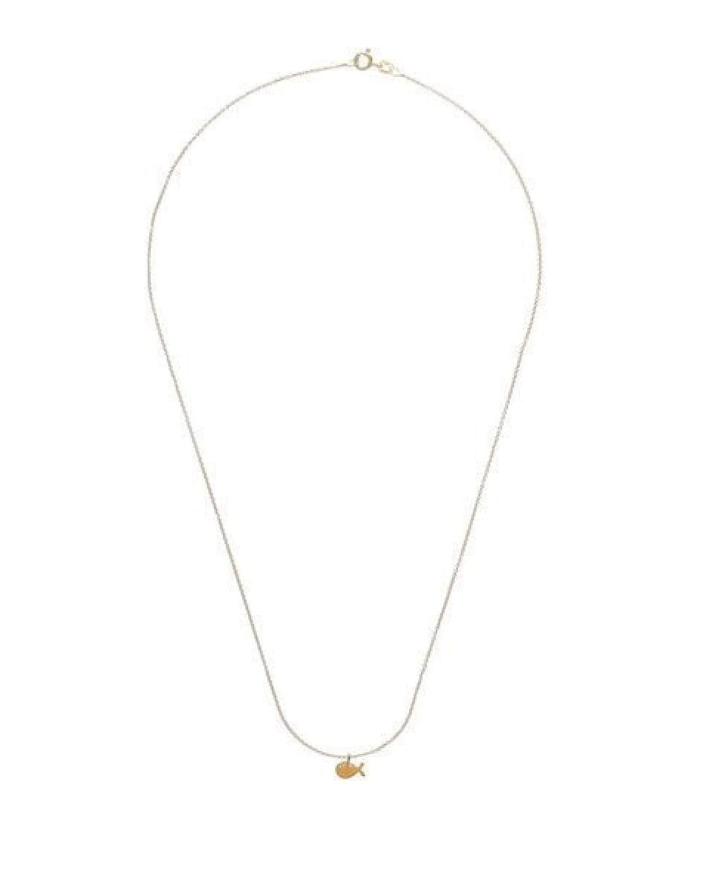 BELLYBIRD Jewellery Halskette - kleiner Fisch (Wal), Anhänger/ Silber/ Silber vergoldet – Ansicht 4