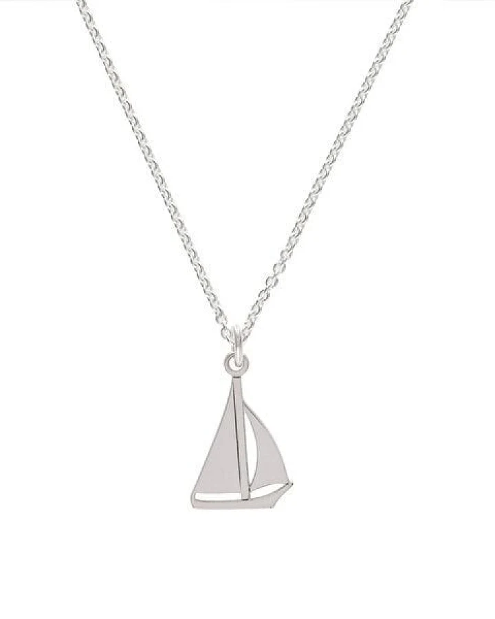 BELLYBIRD Jewellery Kinderkette - kleines Boot, Anhänger/ Silber/ Silber vergoldet