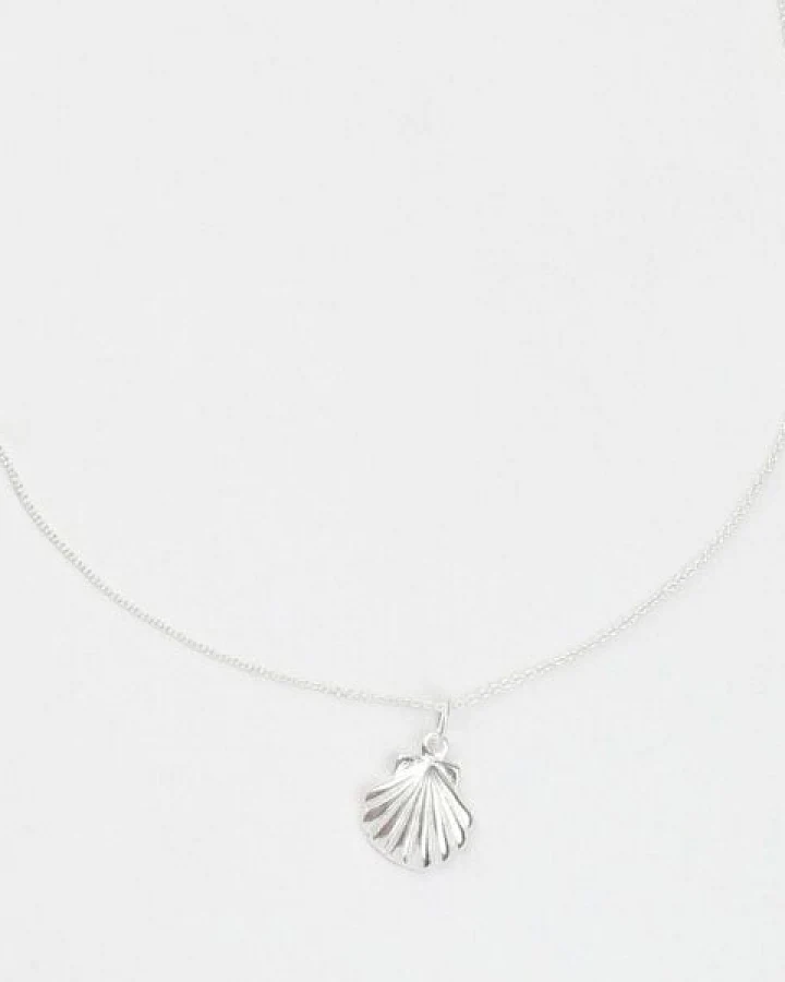 BELLYBIRD Jewellery Kinderkette - kleine Muschel, Anhänger/ Silber/ Silber vergoldet