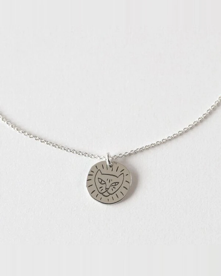BELLYBIRD Jewellery Kinderkette - kleiner Löwe, Anhänger/ Silber/ Silber vergoldet