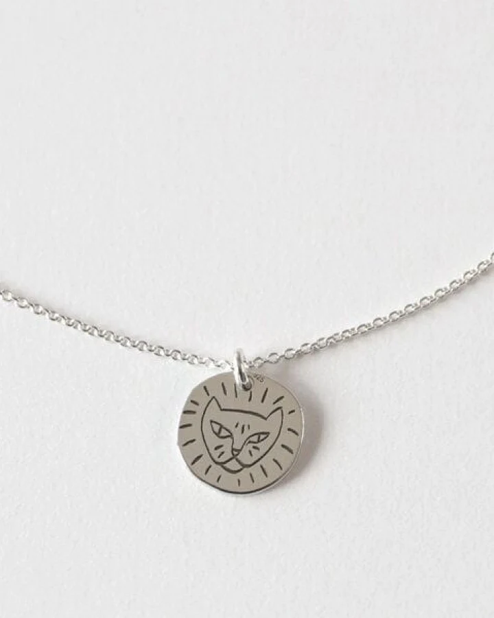 BELLYBIRD Jewellery Kinderkette - kleiner Löwe, Anhänger/ Silber/ Silber vergoldet