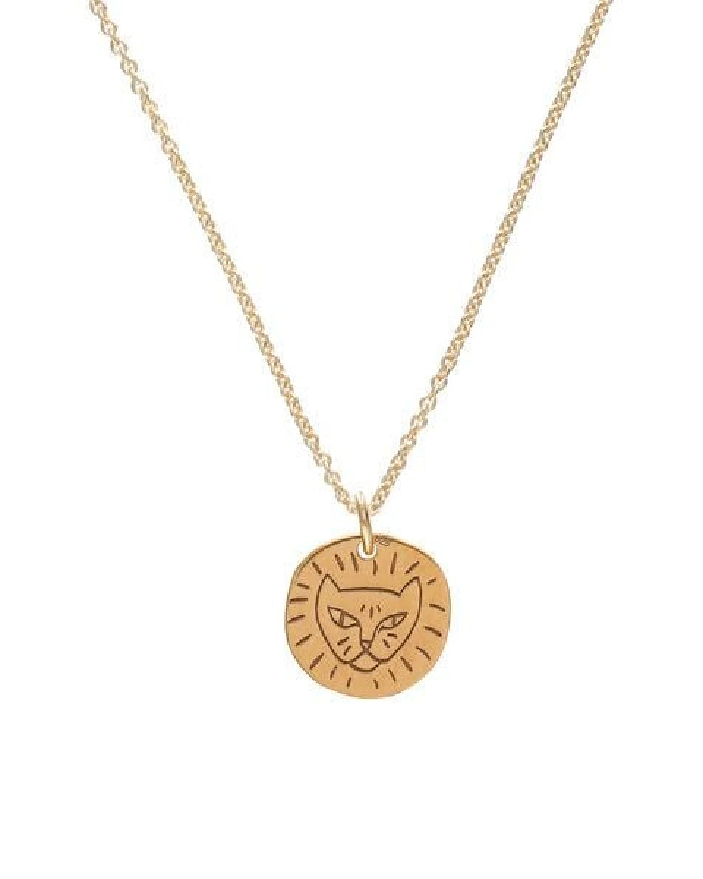 BELLYBIRD Jewellery Kinderkette - kleiner Löwe, Anhänger/ Silber/ Silber vergoldet – Ansicht 2