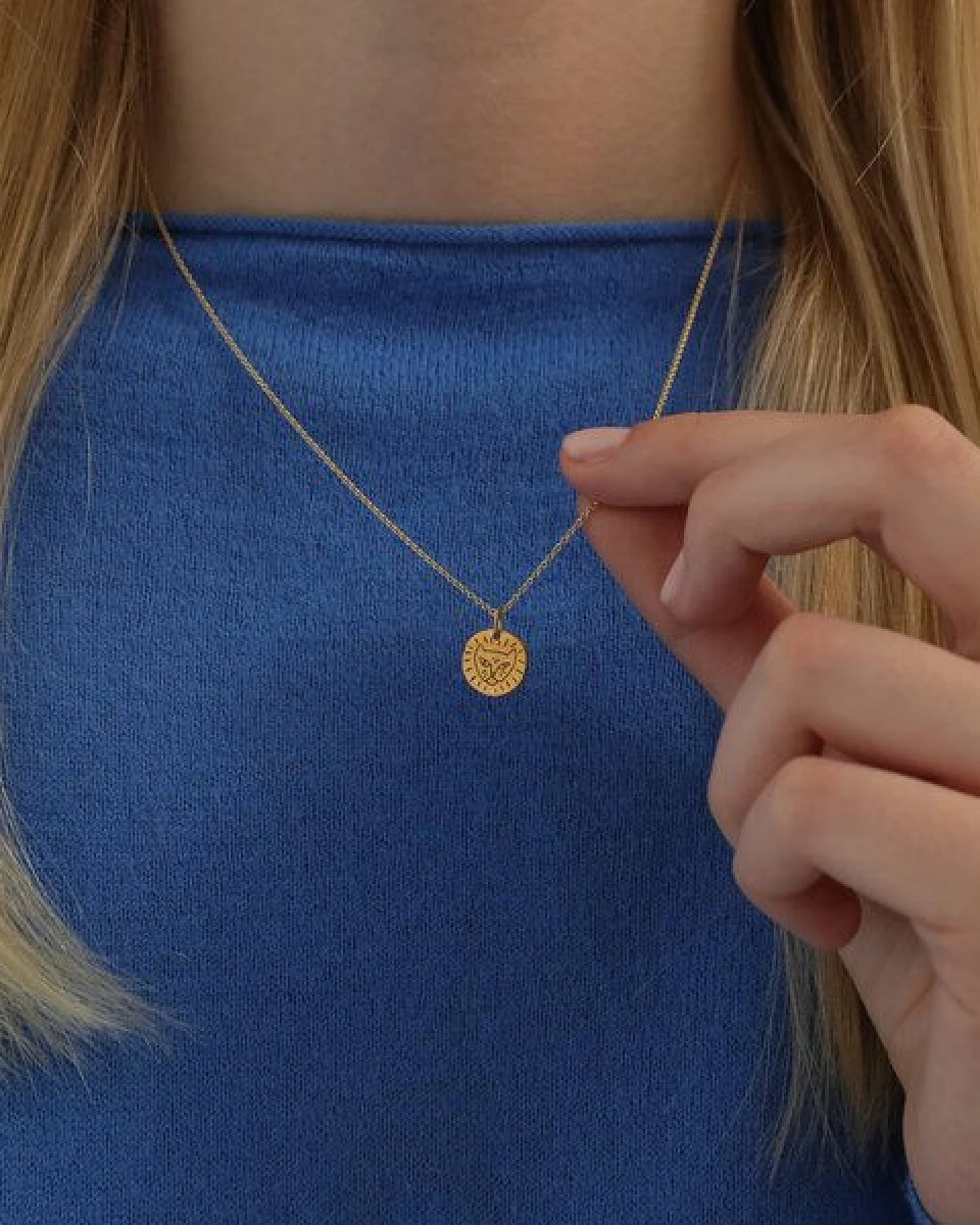 BELLYBIRD Jewellery Kinderkette - kleiner Löwe, Anhänger/ Silber/ Silber vergoldet – Ansicht 3