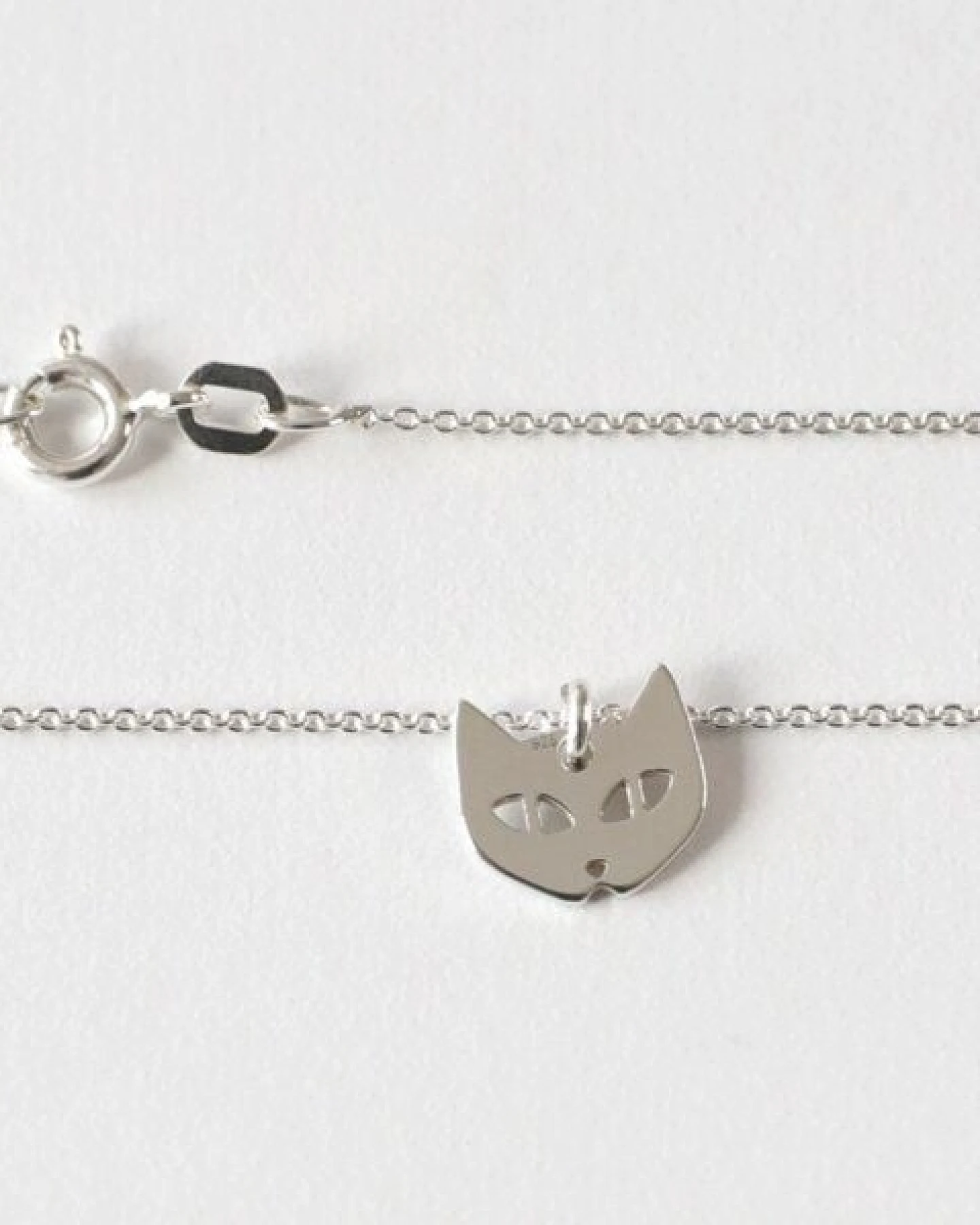 BELLYBIRD Jewellery Kinderkette - kleine Katze, Anhänger/ Silber/ Silber vergoldet – Ansicht 4