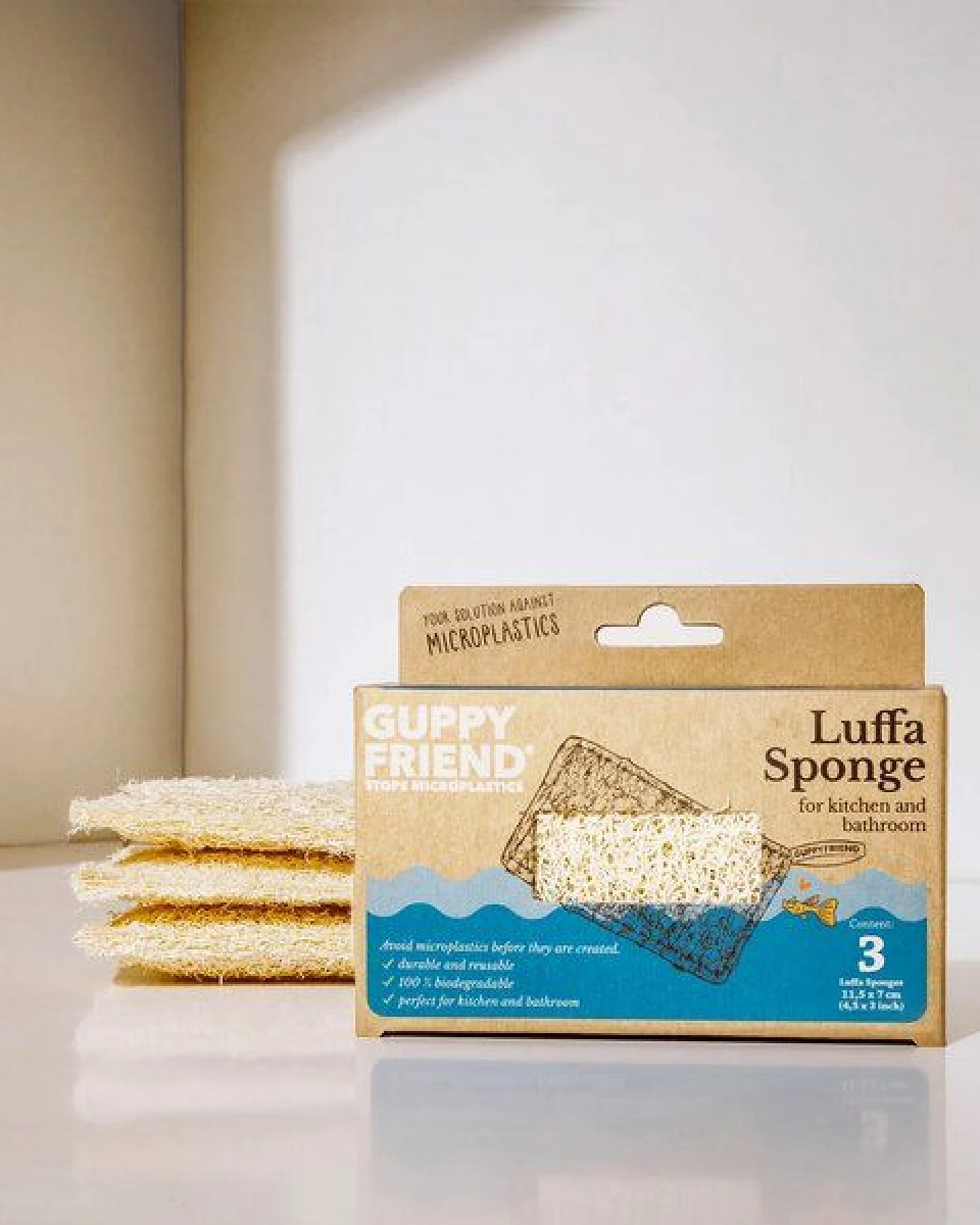 GUPPYFRIEND Luffa Sponge (Luffaschwamm) – Ansicht 2