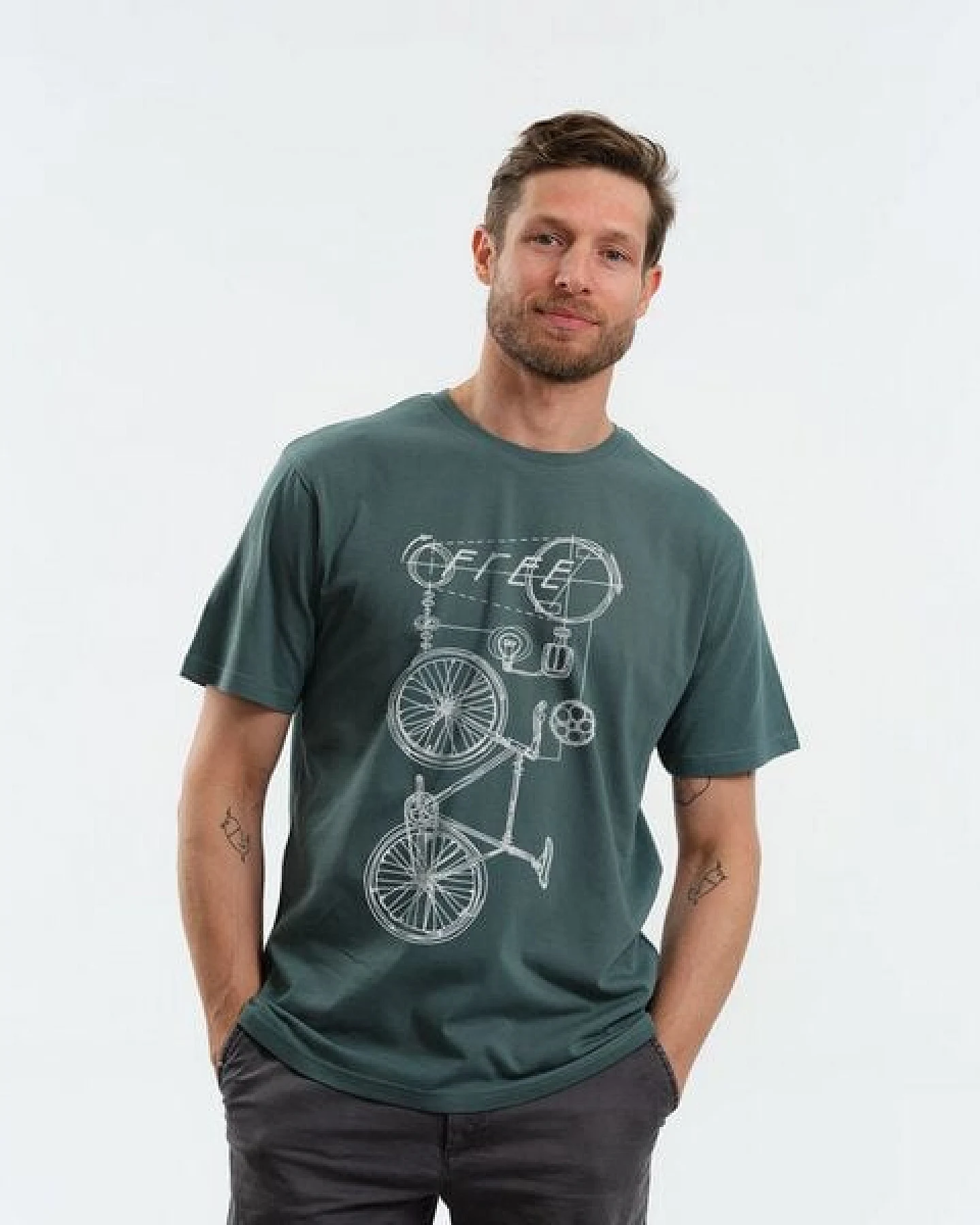GARY MASH T-Shirt Freecycle#2 aus Biobaumwolle – Ansicht 4