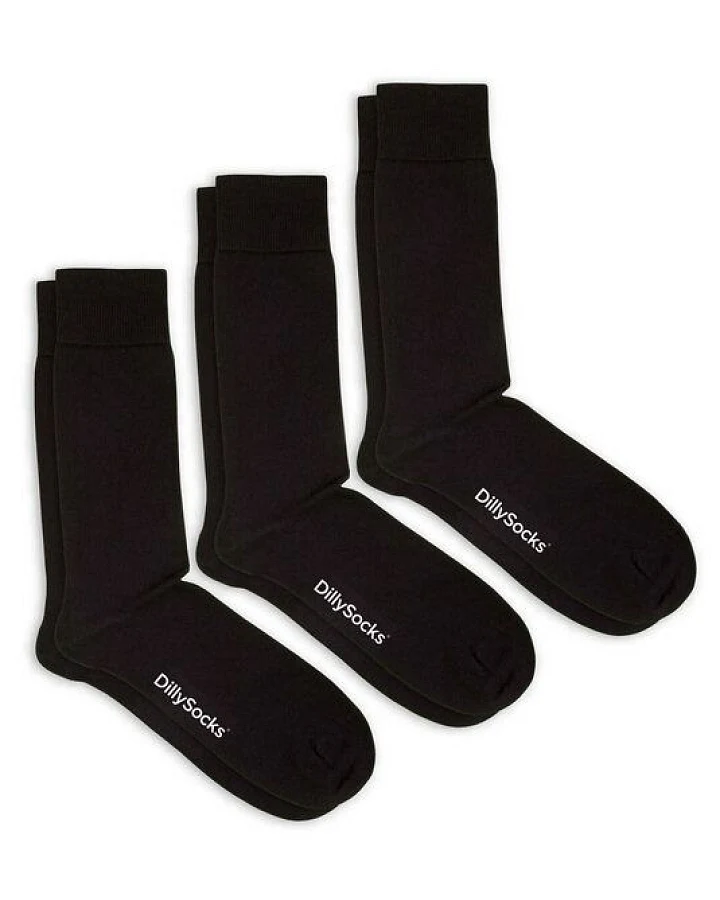 DillySocks High Rise Socken im 3er-Pack aus Biobaumwoll-Mix