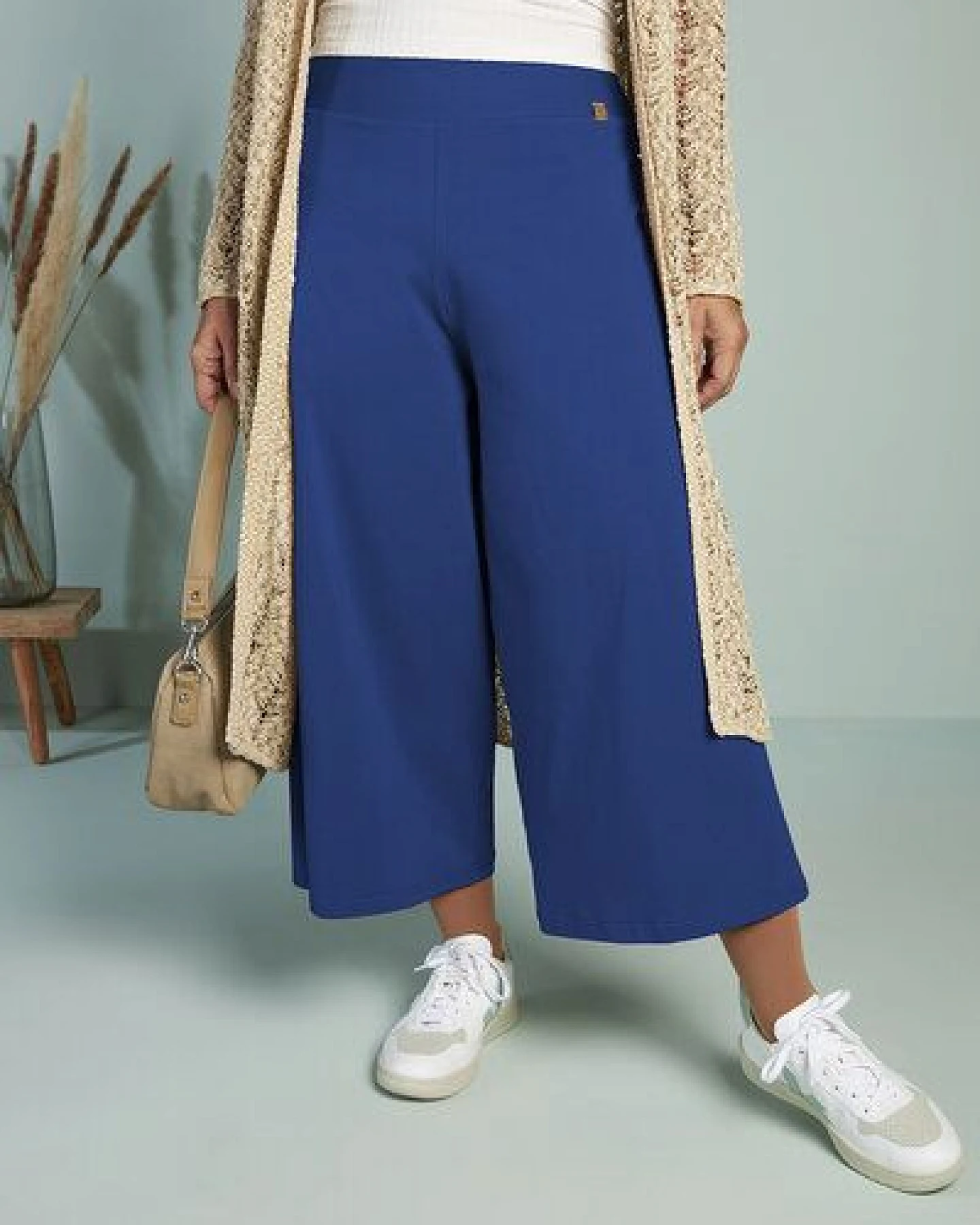 La Gitana Culotte Hose Damen Bio-Baumwolljersey nachhaltig – „Loah“ – Ansicht 2