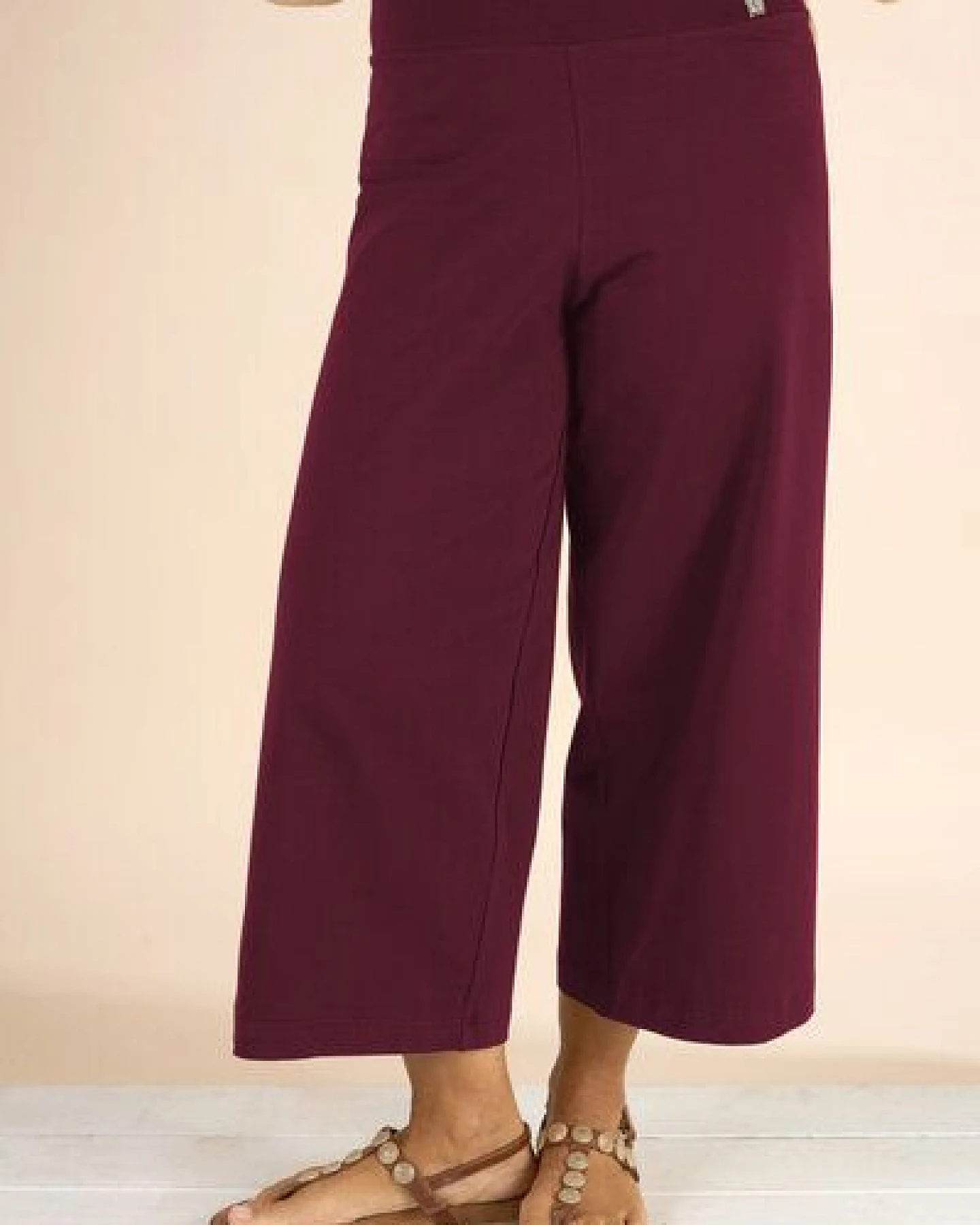 La Gitana Culotte Hose Damen Bio-Baumwolljersey nachhaltig – „Loah“ – Ansicht 2