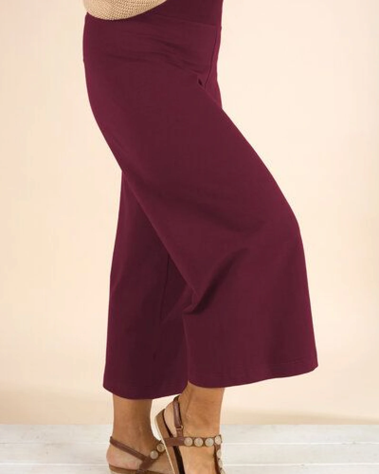 La Gitana Culotte Hose Damen Bio-Baumwolljersey nachhaltig – „Loah“ – Ansicht 3
