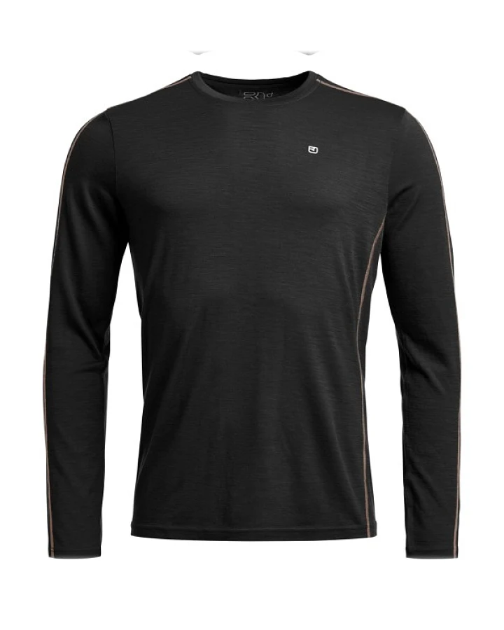 Ortovox - 185 Rock'N'Wool Long Sleeve - Merinounterwäsche Gr S schwarz