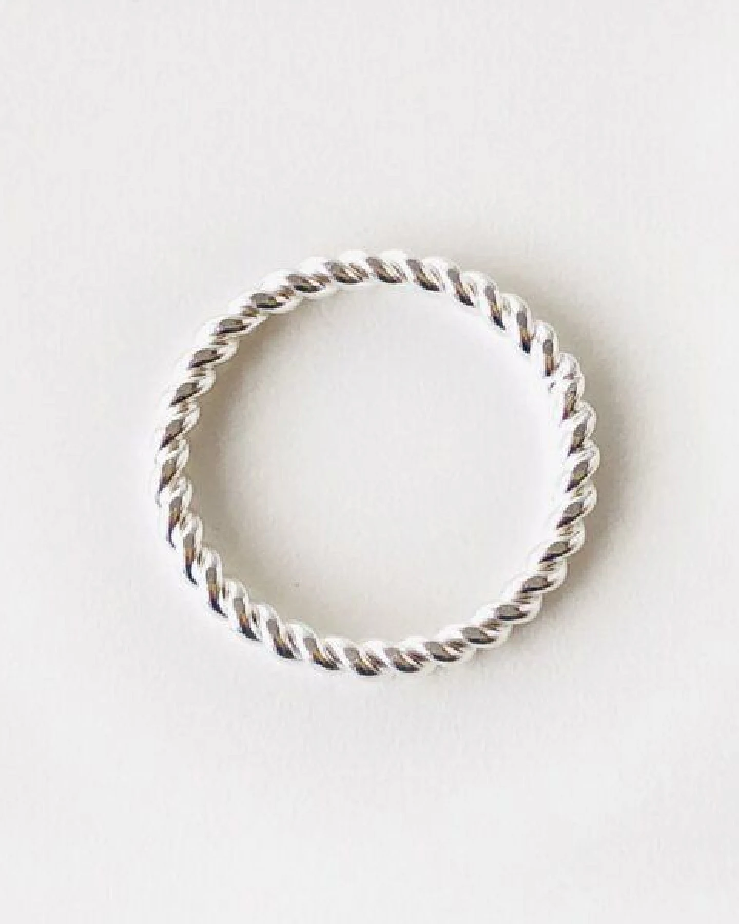 BELLYBIRD Jewellery Ring - SPIRALRING, gedrehter Silberring/ vergoldet – Ansicht 4