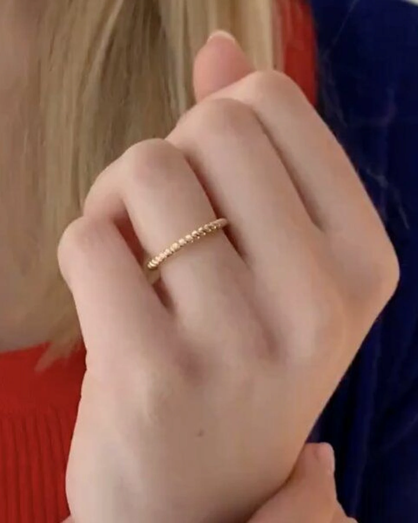 BELLYBIRD Jewellery Ring - SPIRALRING, gedrehter Silberring/ vergoldet – Ansicht 3