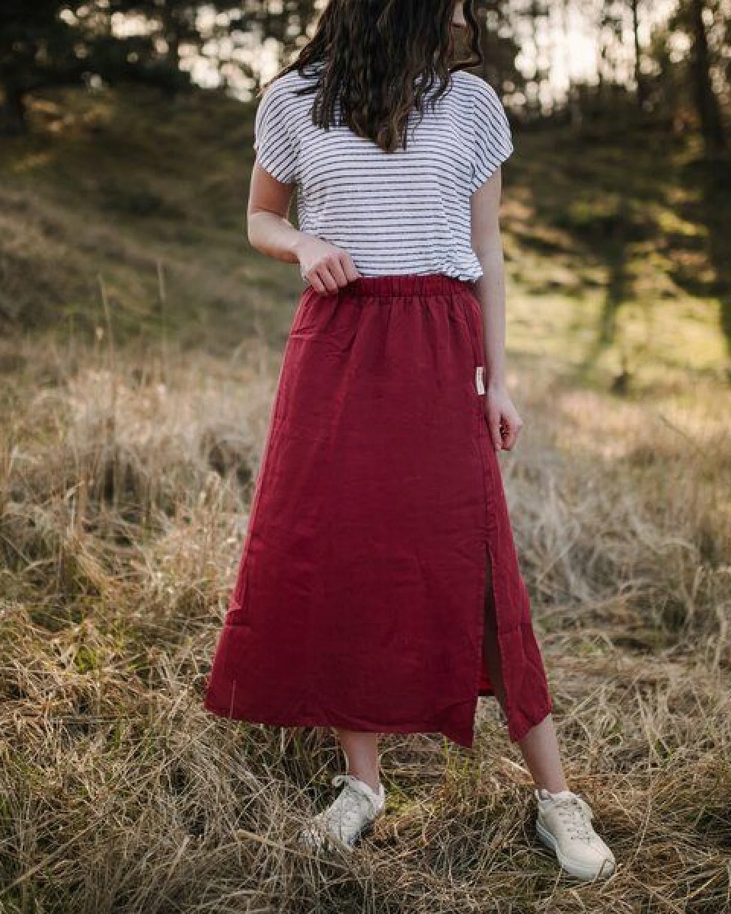 NORDLICHT Langer Rock Marit aus 100% Tencel – Ansicht 2