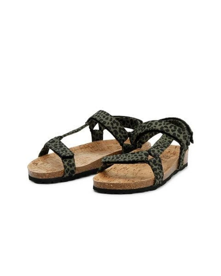 Grand Step Shoes Damen Sandale Levi Animal Seaqual-Material