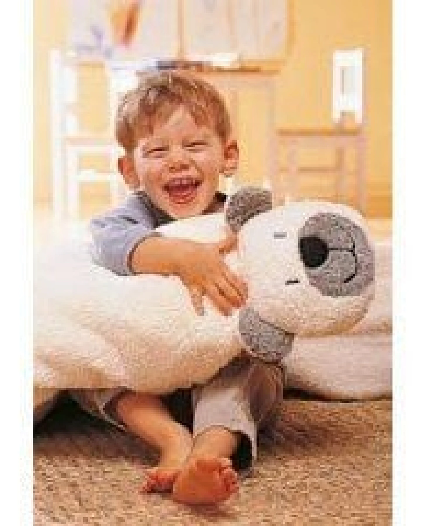 Efie Stillkissen Elefant, kbA, 100 % Made in Germany, Inlett gefüllt mit EPS Mikroperlen – Ansicht 2