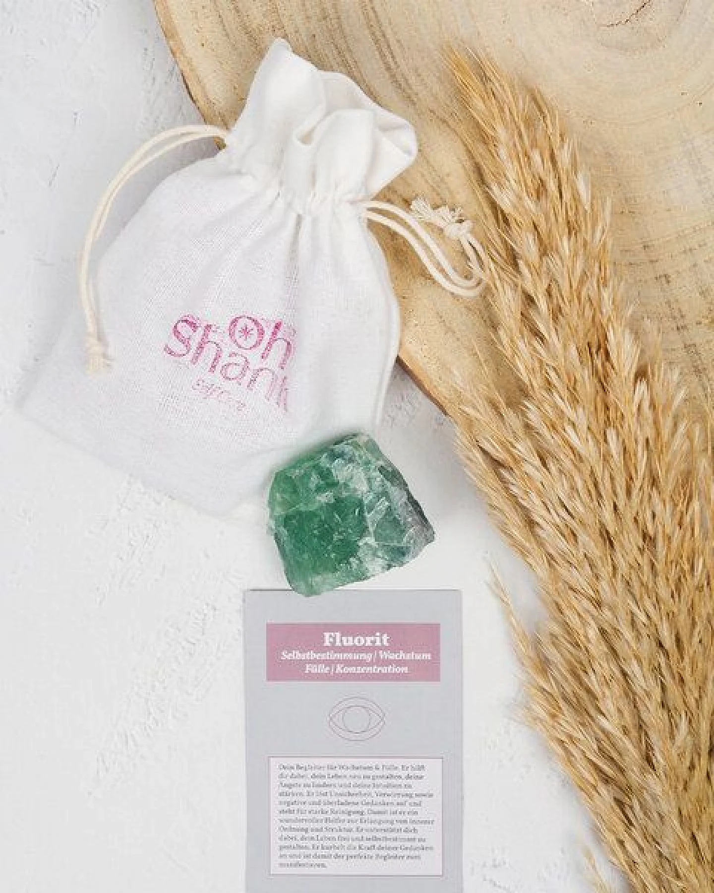 Oh Shanti Fluorit Stein – Ansicht 3