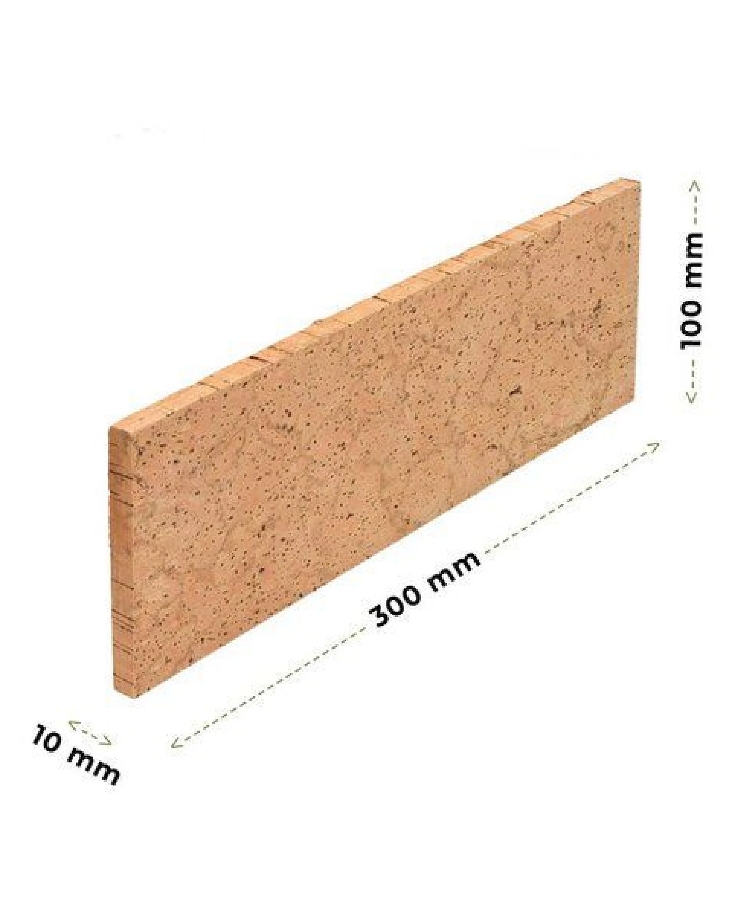 Kork-Deko Korkpad aus reinem Naturkork 30x10 cm (Stärke: 5mm / 10mm) – Ansicht 3