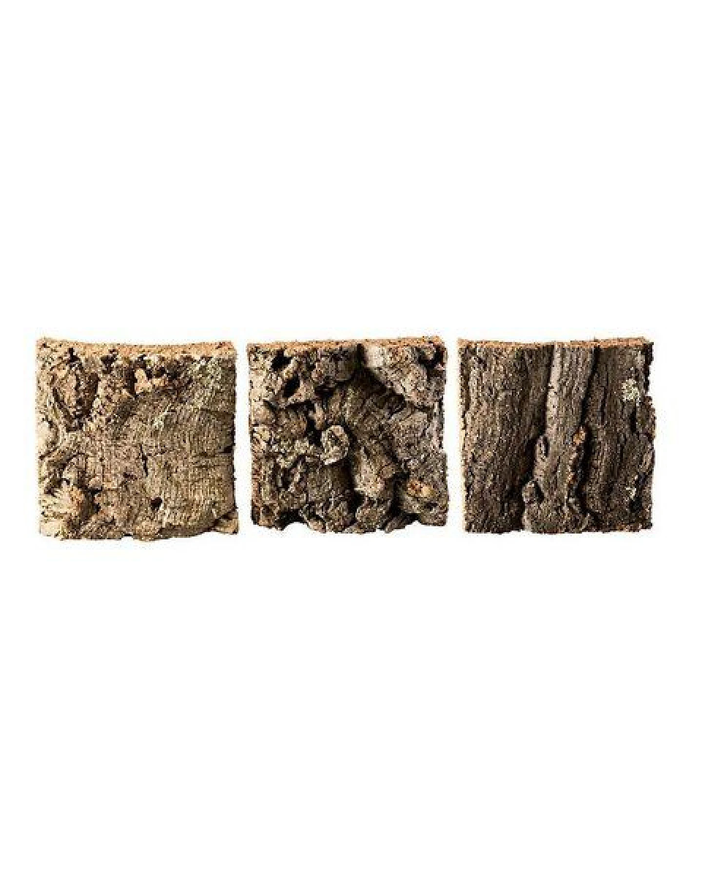 Kork-Deko Korkrinde: Korkstücke 15 x 15 cm (3 Stück) – Ansicht 4