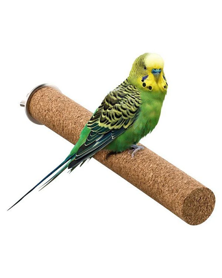 Kork-Deko 2er Set Vogel-Sitzstangen aus lebensmittelechtem Kork