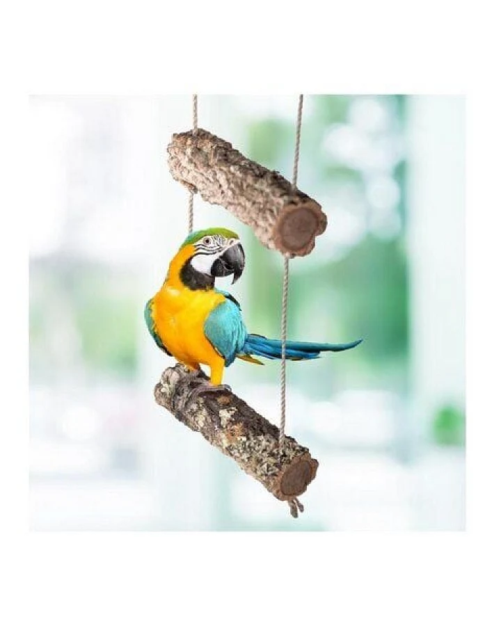 Kork-Deko Vogel-Schaukel Sitzstangen aus Naturkork-Ästen 80 cm