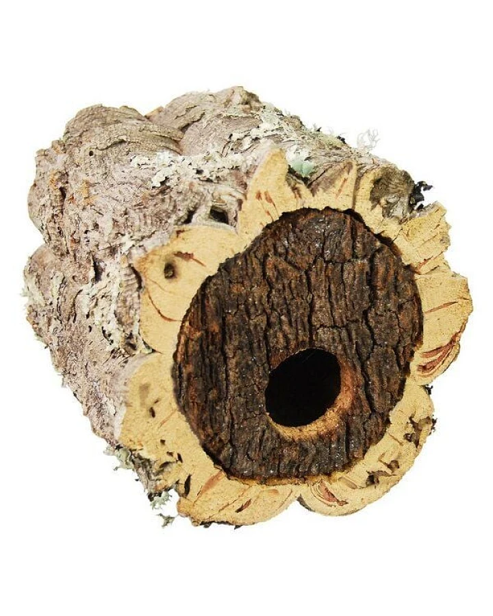 Kork-Deko Vogelhaus Nistkasten Vogelfutterhaus aus Korkrinde