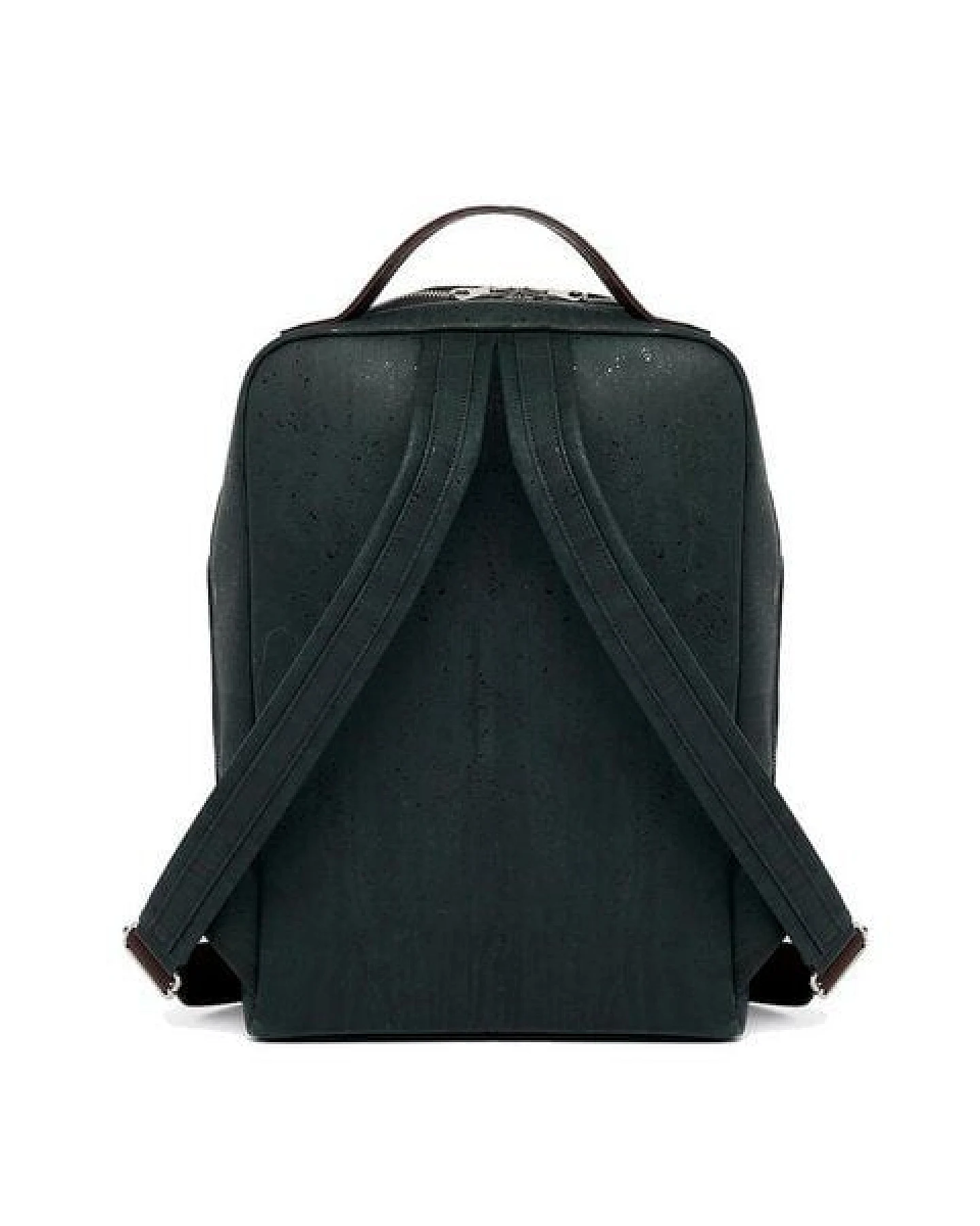 Kork-Deko Business-Rucksack aus Kork - dunkel grün – Ansicht 4