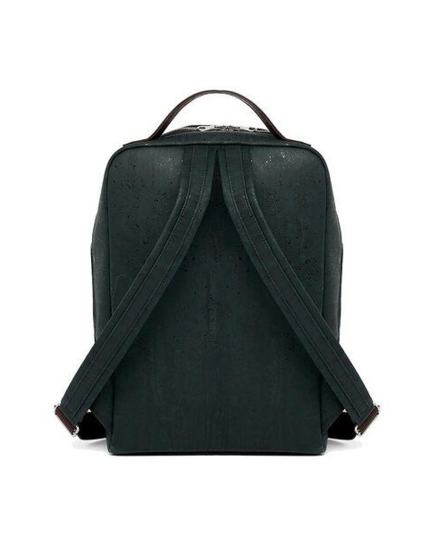 Kork-Deko Business-Rucksack aus Kork - dunkel grün – Ansicht 4