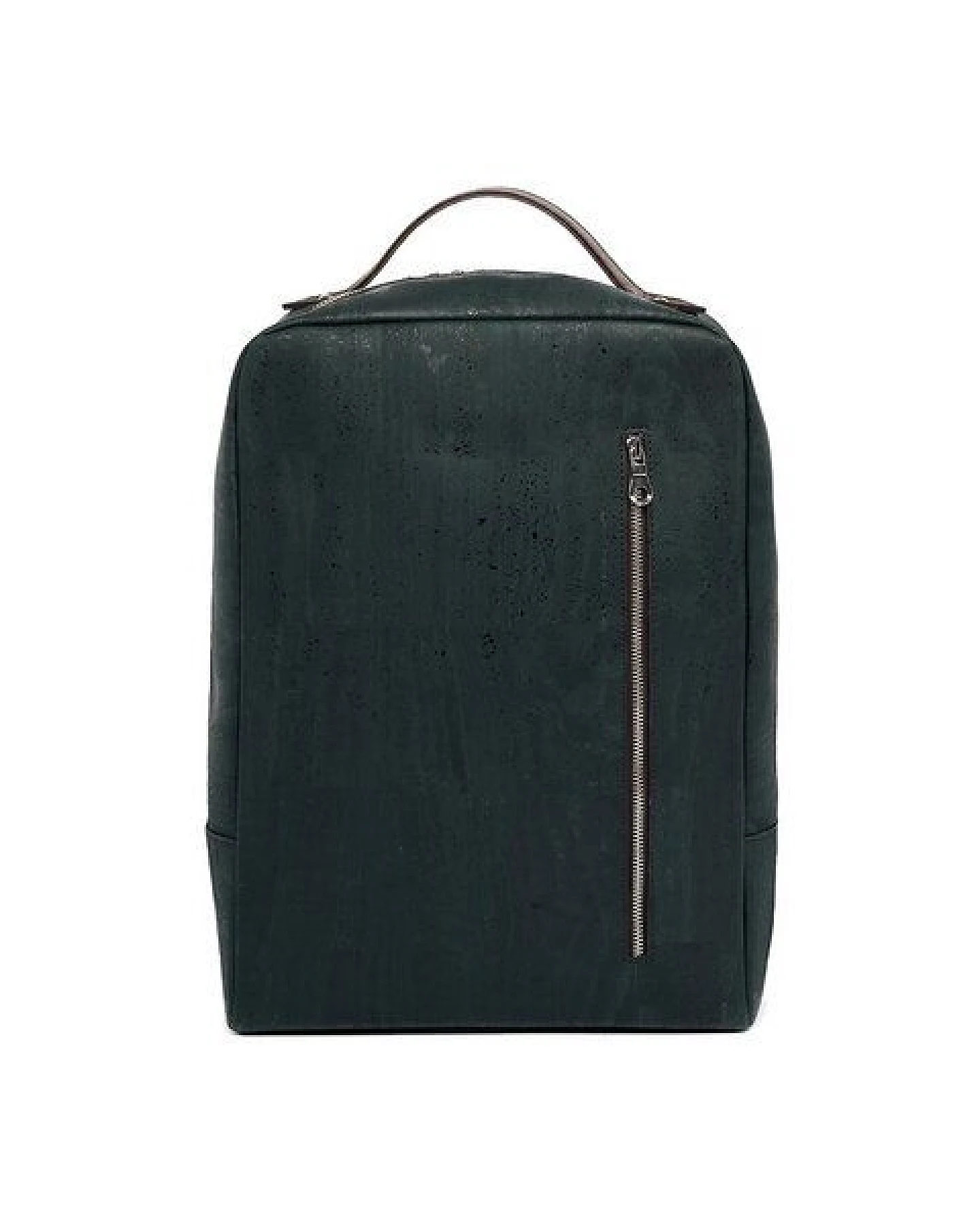 Kork-Deko Business-Rucksack aus Kork - dunkel grün – Ansicht 2