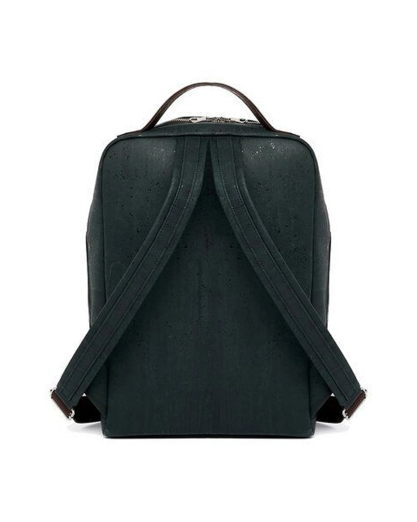Kork-Deko Business-Rucksack aus Kork - dunkel grün – Ansicht 4