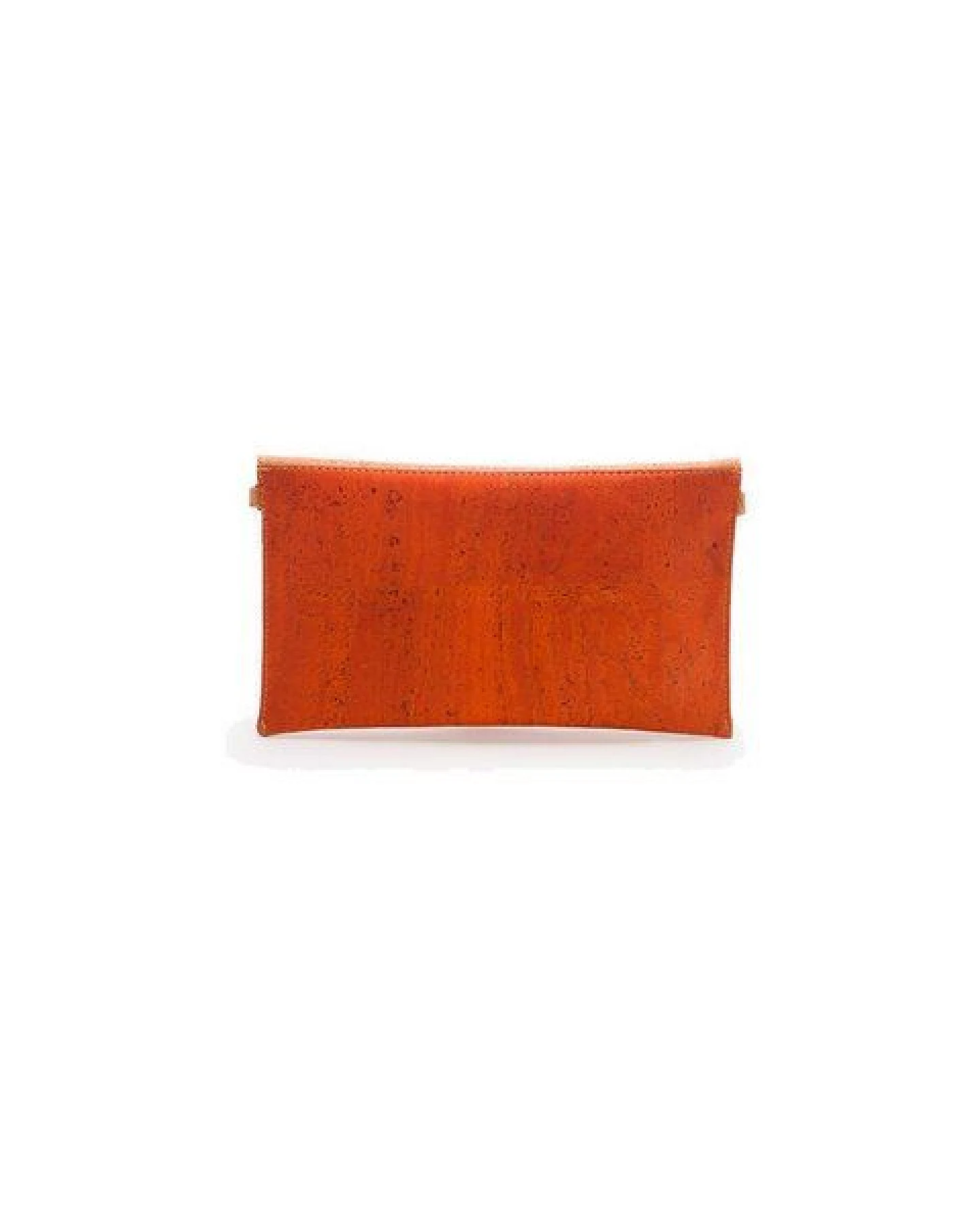 Kork-Deko Moderne kleine Pochette (Clutch) mit Gurt, rot / beige – Ansicht 2
