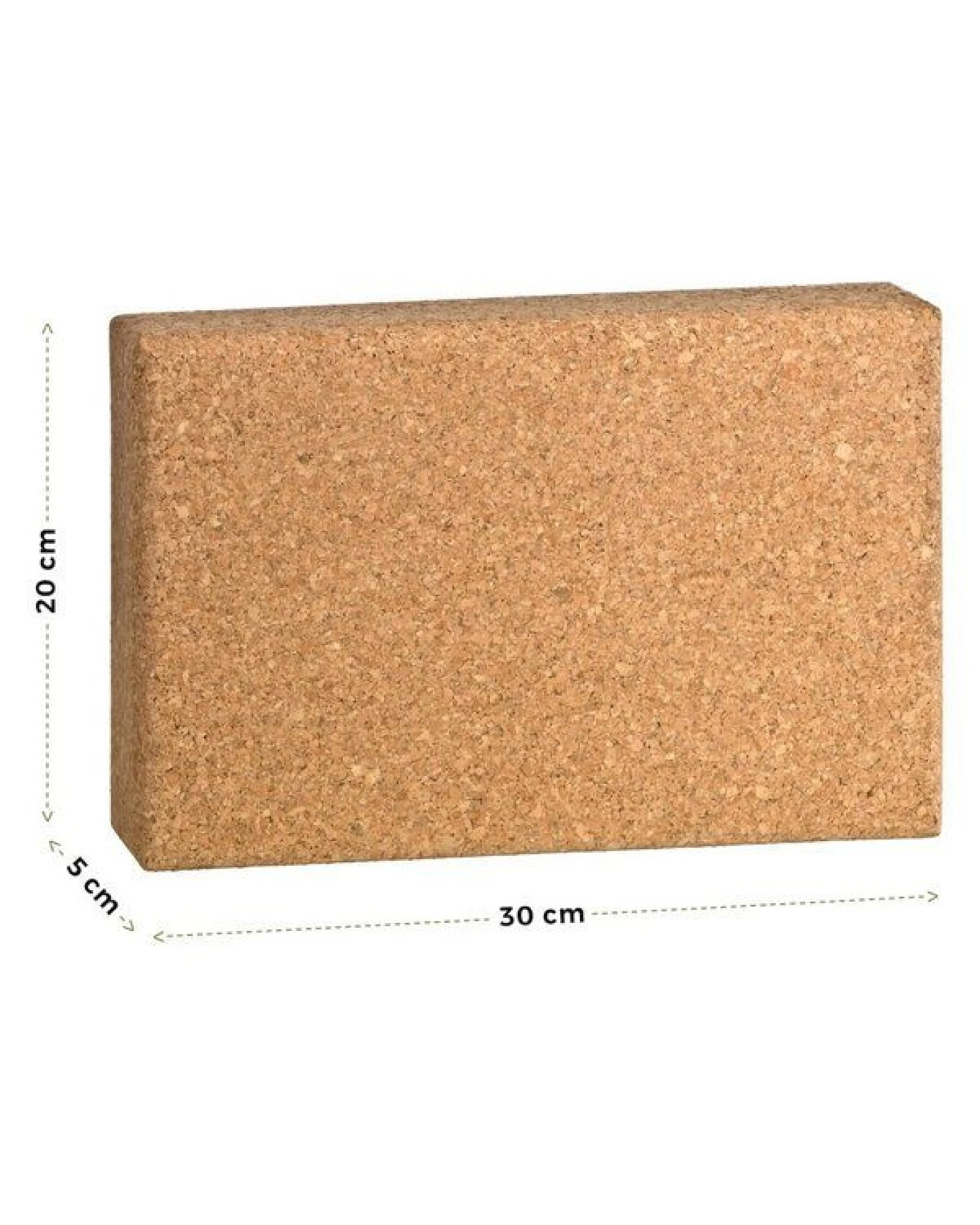 Kork-Deko Yoga Block SCHMAL – Ansicht 2
