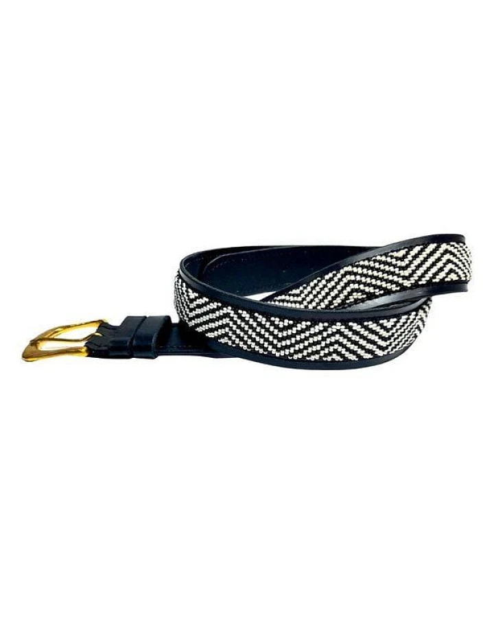 Zinj Design Massai Ledergürtel - Zebra Kenia - Unisex